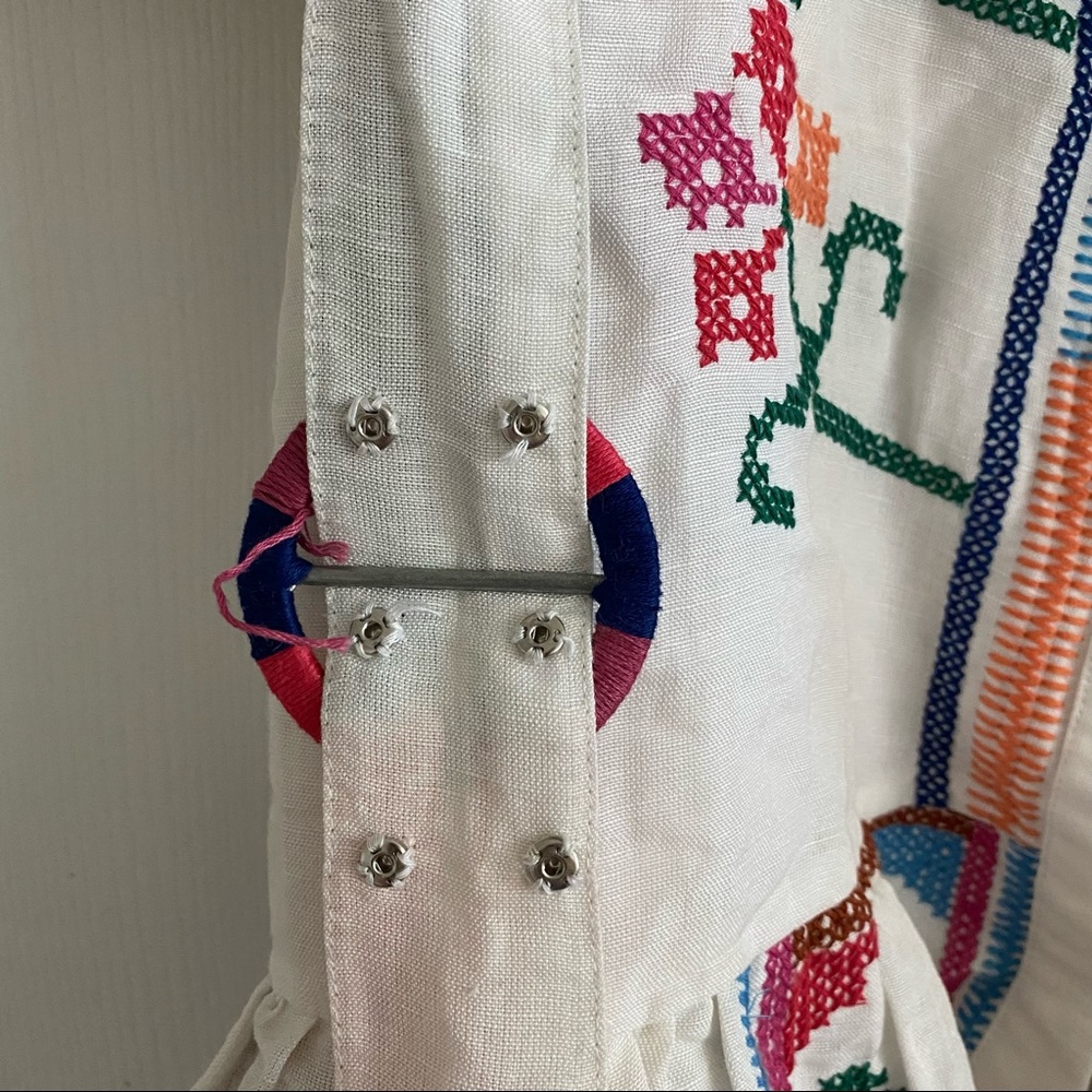 NWT FARM RIO Jimena Embroidered Mini Dress - Picture 8 of 9